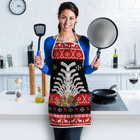 Hockey Is Back Christmas Apron Xmas Holiday Patterns - Wonder Print Shop