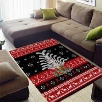 Hockey Is Back Christmas Area Rug Xmas Holiday Patterns - Wonder Print Shop