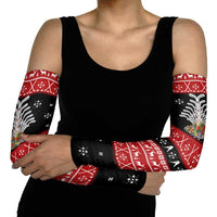 Hockey Is Back Christmas Arm Sleeves Xmas Holiday Patterns - Wonder Print Shop