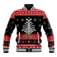 Hockey Is Back Christmas Baseball Jacket Xmas Holiday Patterns - Wonder Print Shop