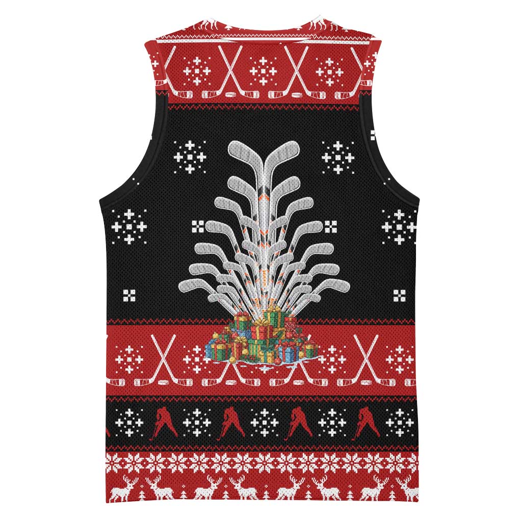 Hockey Is Back Christmas Basketball Jersey Xmas Holiday Patterns - Wonder Print Shop