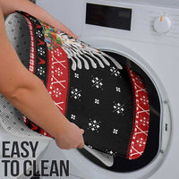 Hockey Is Back Christmas Bathroom Set Xmas Holiday Patterns - Wonder Print Shop