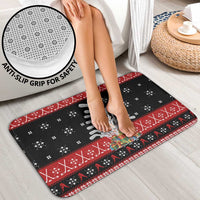 Hockey Is Back Christmas Bathroom Set Xmas Holiday Patterns - Wonder Print Shop