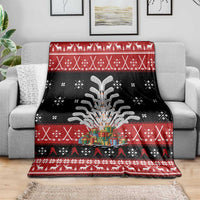 Hockey Is Back Christmas Blanket Xmas Holiday Patterns - Wonder Print Shop