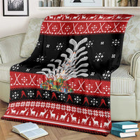 Hockey Is Back Christmas Blanket Xmas Holiday Patterns - Wonder Print Shop