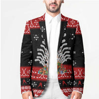 Hockey Is Back Christmas Blazer Xmas Holiday Patterns - Wonder Print Shop
