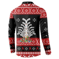 Hockey Is Back Christmas Button Sweatshirt Xmas Holiday Patterns - Wonder Print Shop