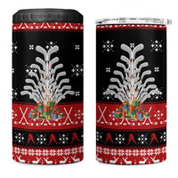 Hockey Is Back Christmas 4 in 1 Can Cooler Tumbler Xmas Holiday Patterns - Wonder Print Shop
