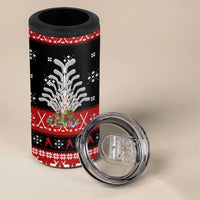 Hockey Is Back Christmas 4 in 1 Can Cooler Tumbler Xmas Holiday Patterns - Wonder Print Shop