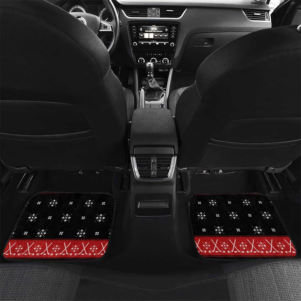 Hockey Is Back Christmas Car Mats Xmas Holiday Patterns - Wonder Print Shop