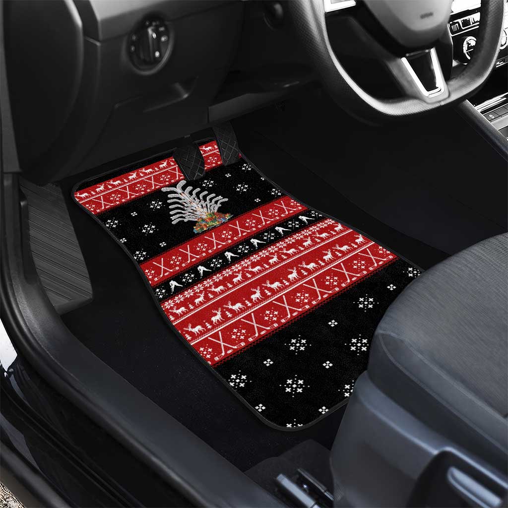 Hockey Is Back Christmas Car Mats Xmas Holiday Patterns - Wonder Print Shop