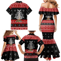 Hockey Is Back Christmas Family Matching Mermaid Dress and Hawaiian Shirt Xmas Holiday Patterns - Wonder Print Shop