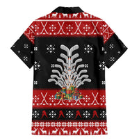 Hockey Is Back Christmas Family Matching Mermaid Dress and Hawaiian Shirt Xmas Holiday Patterns - Wonder Print Shop