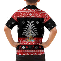 Hockey Is Back Christmas Family Matching Off The Shoulder Long Sleeve Dress and Hawaiian Shirt Xmas Holiday Patterns - Wonder Print Shop
