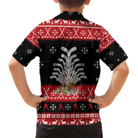 Hockey Is Back Christmas Family Matching Short Sleeve Bodycon Dress and Hawaiian Shirt Xmas Holiday Patterns - Wonder Print Shop