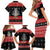 Hockey Is Back Christmas Family Matching Short Sleeve Bodycon Dress and Hawaiian Shirt Xmas Holiday Patterns - Wonder Print Shop