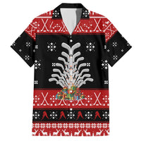 Hockey Is Back Christmas Family Matching Short Sleeve Bodycon Dress and Hawaiian Shirt Xmas Holiday Patterns - Wonder Print Shop