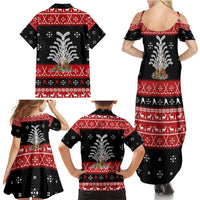 Hockey Is Back Christmas Family Matching Summer Maxi Dress and Hawaiian Shirt Xmas Holiday Patterns - Wonder Print Shop