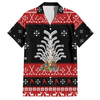 Hockey Is Back Christmas Family Matching Summer Maxi Dress and Hawaiian Shirt Xmas Holiday Patterns - Wonder Print Shop