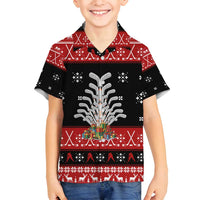 Hockey Is Back Christmas Family Matching Summer Maxi Dress and Hawaiian Shirt Xmas Holiday Patterns - Wonder Print Shop