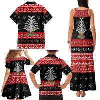 Hockey Is Back Christmas Family Matching Tank Maxi Dress and Hawaiian Shirt Xmas Holiday Patterns - Wonder Print Shop