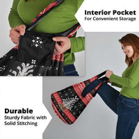 Hockey Is Back Christmas Grocery Bag Xmas Holiday Patterns - Wonder Print Shop
