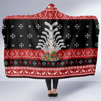 Hockey Is Back Christmas Hooded Blanket Xmas Holiday Patterns - Wonder Print Shop