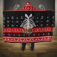 Hockey Is Back Christmas Hooded Blanket Xmas Holiday Patterns - Wonder Print Shop