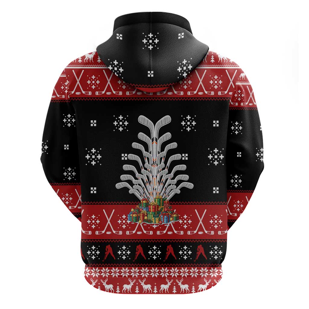Hockey Is Back Christmas Hoodie Xmas Holiday Patterns - Wonder Print Shop