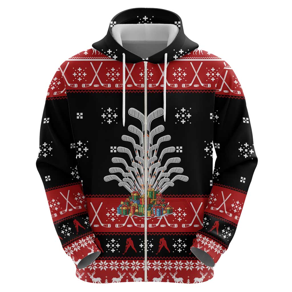Hockey Is Back Christmas Hoodie Xmas Holiday Patterns - Wonder Print Shop