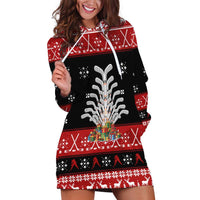 Hockey Is Back Christmas Hoodie Dress Xmas Holiday Patterns - Wonder Print Shop