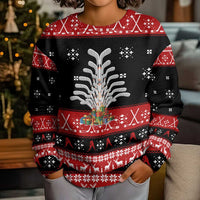 Hockey Is Back Christmas Kid Ugly Christmas Sweater Xmas Holiday Patterns - Wonder Print Shop