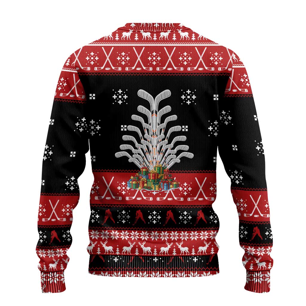 Hockey Is Back Christmas Ugly Christmas Sweater Xmas Holiday Patterns - Wonder Print Shop