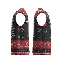 Hockey Is Back Christmas Knitted V-Neck Vest Xmas Holiday Patterns - Wonder Print Shop