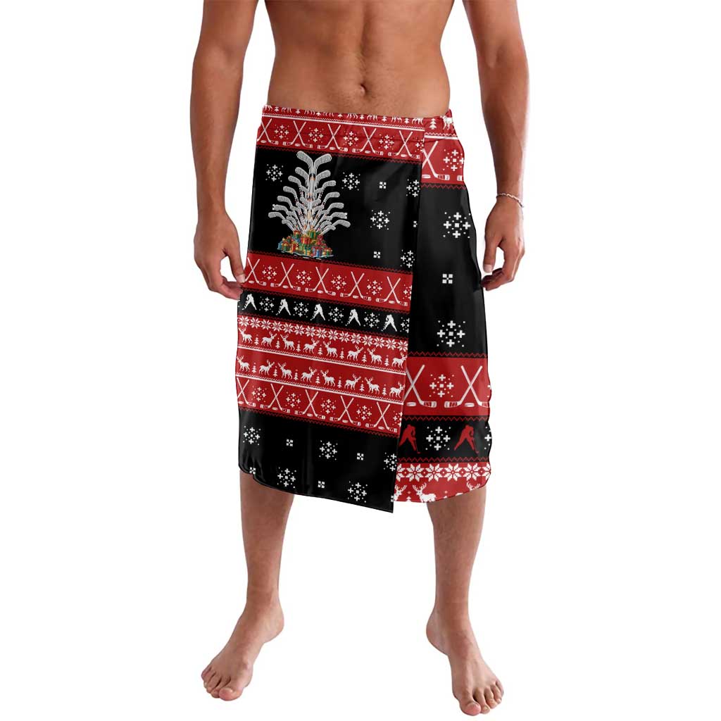 Hockey Is Back Christmas Lavalava Xmas Holiday Patterns - Wonder Print Shop