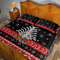 Hockey Is Back Christmas Quilt Bed Set Xmas Holiday Patterns - Wonder Print Shop