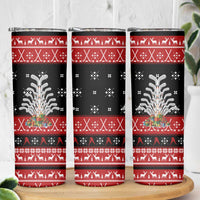 Hockey Is Back Christmas Skinny Tumbler Xmas Holiday Patterns - Wonder Print Shop