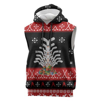 Hockey Is Back Christmas Sleeveless Hoodie Xmas Holiday Patterns - Wonder Print Shop