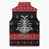Hockey Is Back Christmas Sleeveless Puffer Jacket Xmas Holiday Patterns - Wonder Print Shop