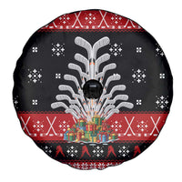 Hockey Is Back Christmas Spare Tire Cover Xmas Holiday Patterns - Wonder Print Shop