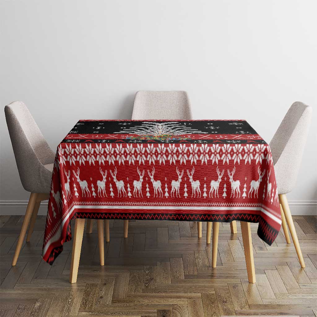 Hockey Is Back Christmas Tablecloth Xmas Holiday Patterns - Wonder Print Shop