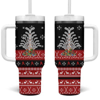 Hockey Is Back Christmas Tumbler With Handle Xmas Holiday Patterns - Wonder Print Shop