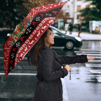 Hockey Is Back Christmas Umbrella Xmas Holiday Patterns - Wonder Print Shop