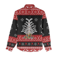 Hockey Is Back Christmas Women Casual Shirt Xmas Holiday Patterns - Wonder Print Shop