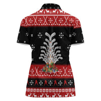 Hockey Is Back Christmas Women Polo Shirt Xmas Holiday Patterns - Wonder Print Shop