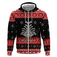 Hockey Is Back Christmas Zip Hoodie Xmas Holiday Patterns - Wonder Print Shop