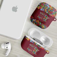 Home Sweet Home Minnesota Flower Christmas AirPods Case Xmas Holiday Patterns - Wonder Print Shop