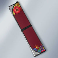 Home Sweet Home Minnesota Flower Christmas Auto Sun Shade Xmas Holiday Patterns - Wonder Print Shop