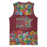 Home Sweet Home Minnesota Flower Christmas Basketball Jersey Xmas Holiday Patterns - Wonder Print Shop