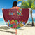 Home Sweet Home Minnesota Flower Christmas Beach Blanket Xmas Holiday Patterns - Wonder Print Shop